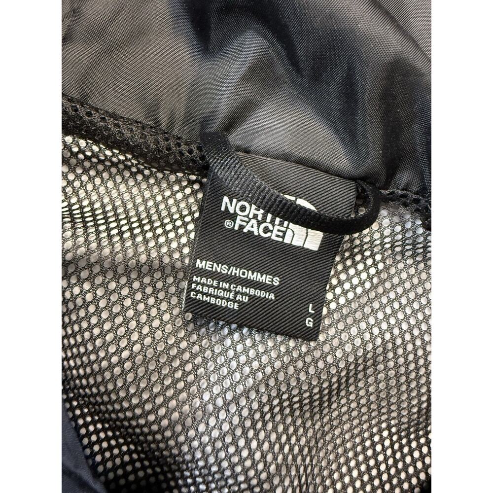 The North Face DryVent Rain Jacket Mens Large Black Yellow Hooded Waterproof - Picture 5 of 7